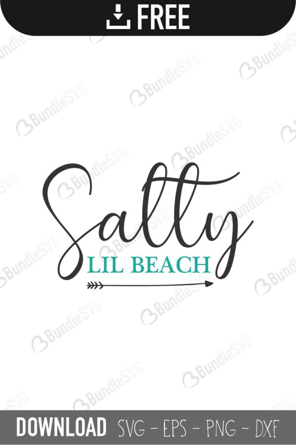 Download Salty Lil Beach SVG Cut Files Free Download | BundleSVG
