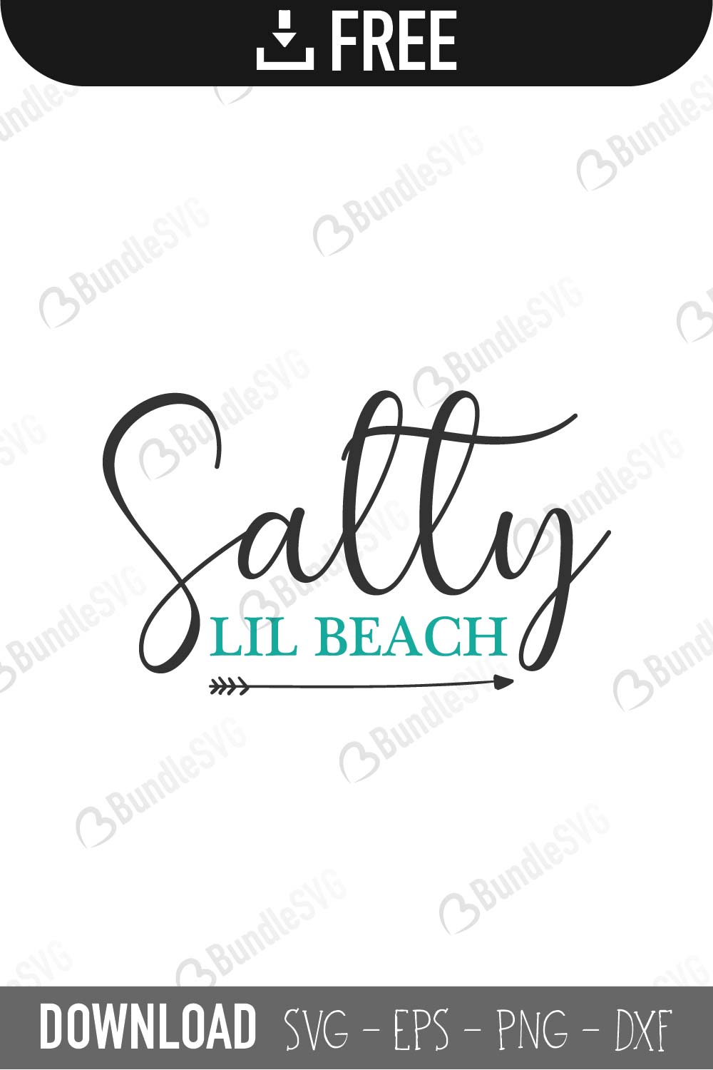 Salty Lil Beach Svg Cut Files Free Download Bundlesvg