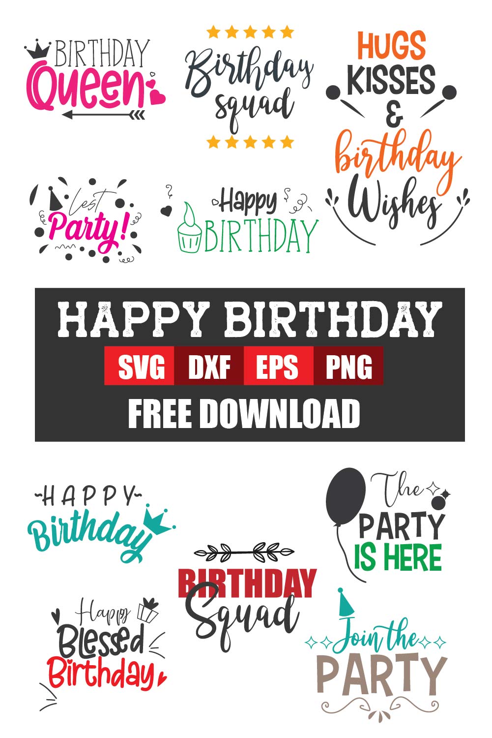 Free Birthday SVG Bundles | BundleSVG