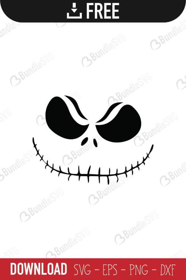 Download Jack Skellington SVG Cut Files Free Download | BundleSVG