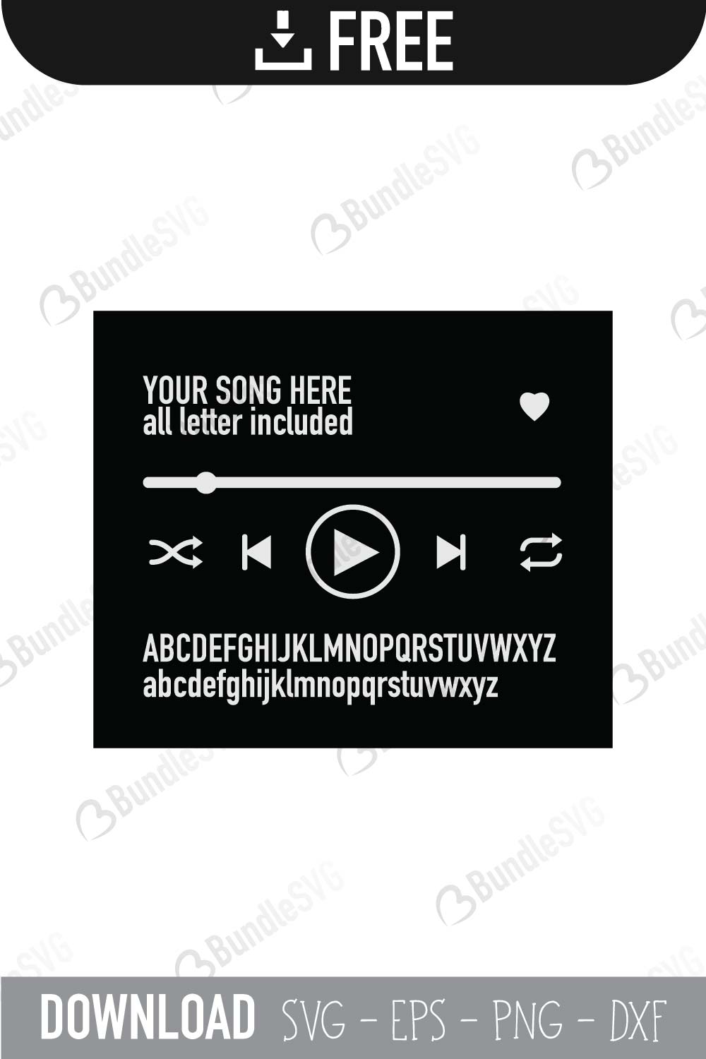 Music Player Button Svg Cut Files Free Download Bundlesvg