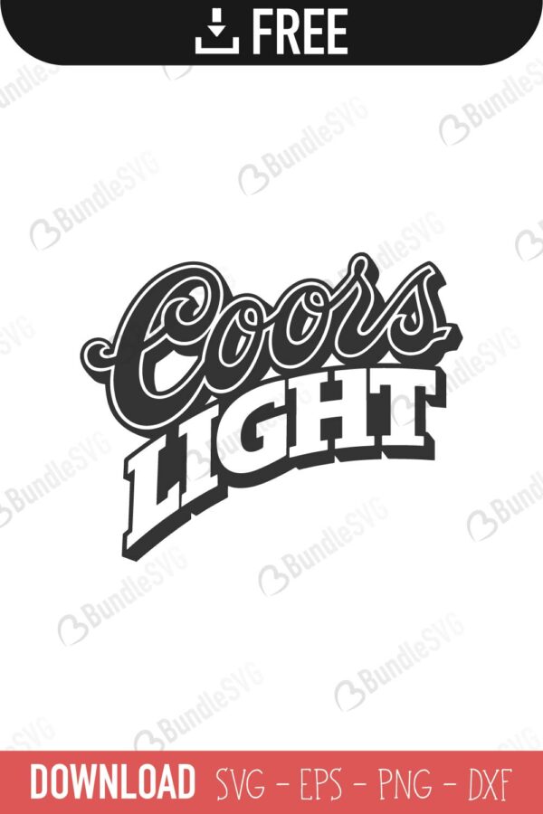 Download Coors Light Svg Cut Files Free Download Bundlesvg