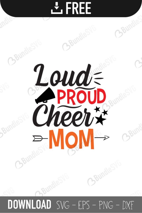 Download Loud And Proud Mom Svg Cut Files Free Download Bundlesvg