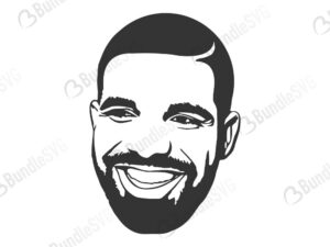 drake, drake face, drake smile, rapper, cut, cameo, cricut, clipart, drake free, drake svg free, drake svg cut files free, drake download, drake shirt design, cut file,