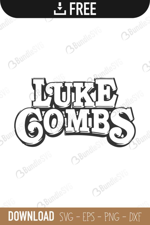 Luke Combs SVG Cut Files Free Download | BundleSVG