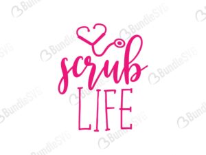 Download Scrub Life Svg Cut Files Free Bundlesvg