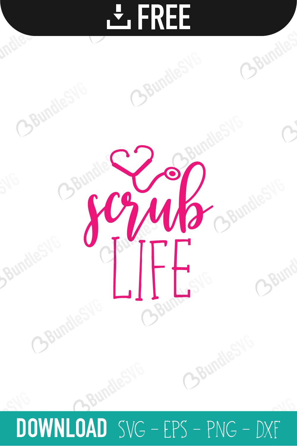 Scrub Life SVG Cut Files Free Download | BundleSVG