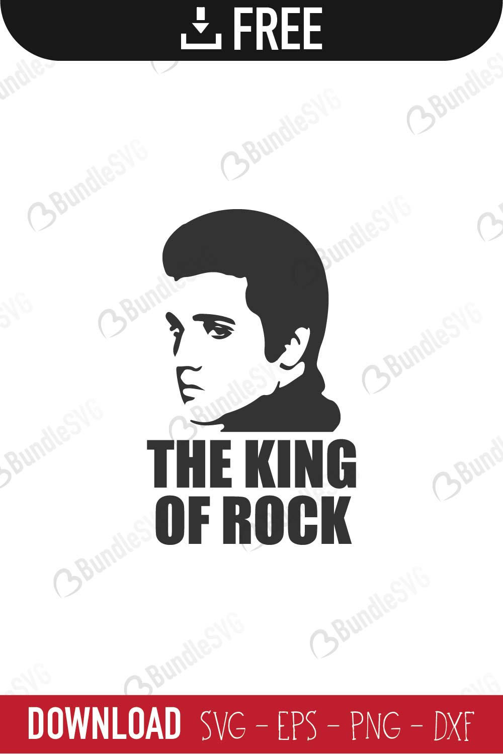 Download Elvis Presley Svg Cut Files Free Download Bundlesvg