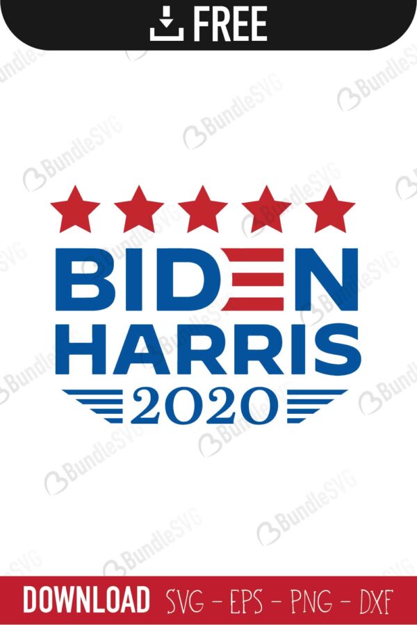 Biden Harris Svg Cut Files Free Download Bundlesvg