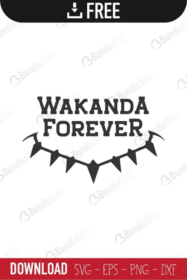 Download Wakanda Forever Svg Cut Files Free Download Bundlesvg