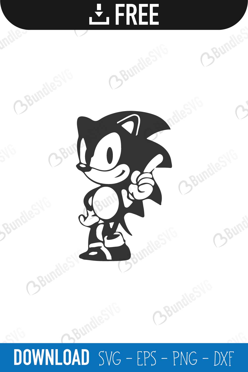 Sonic The Hedgehog SVG Cut Files Free Download 