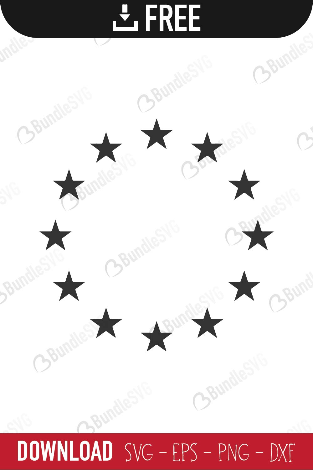 13 Stars Svg Cut Files Free Download Bundlesvg