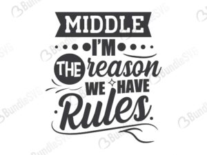 Download Middle Child Rules Bundlesvg PSD Mockup Templates