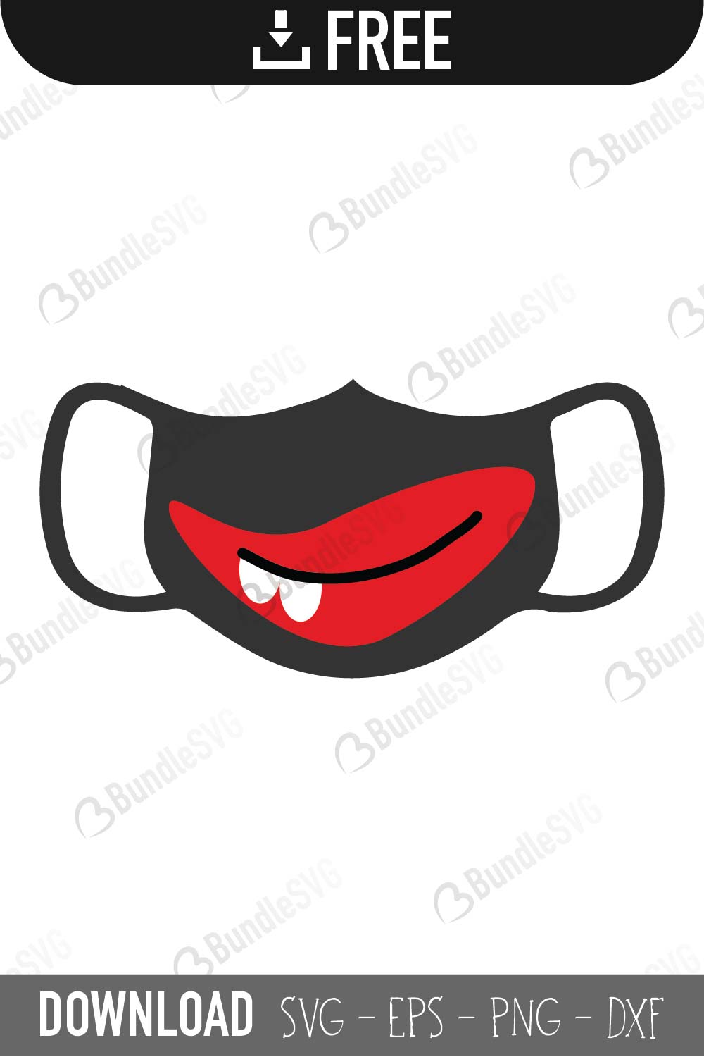 Download Halloween Monster Face Mask Svg Cut Files Free Download Bundlesvg