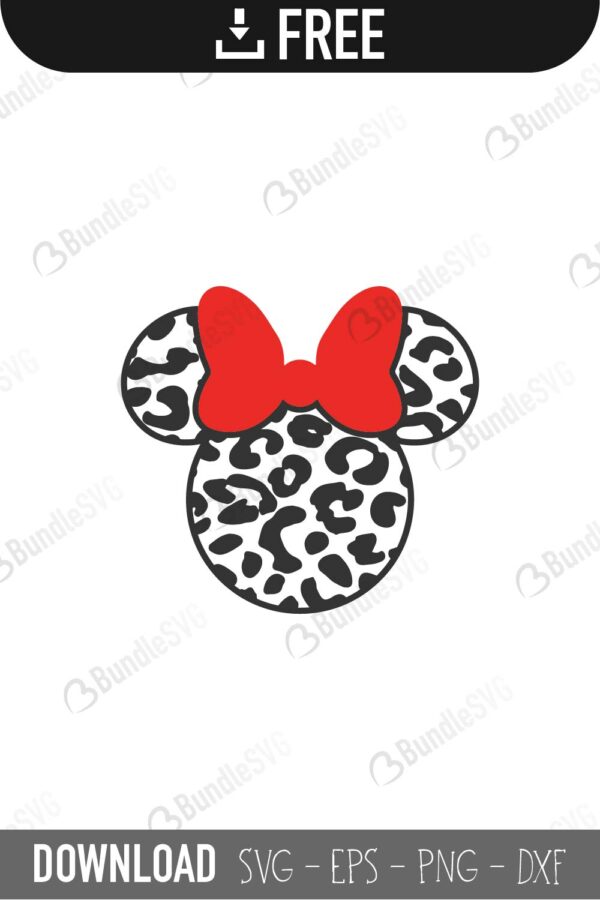 Download Minnie Mouse Cheetah Svg Cut Files Free Download Bundlesvg Com