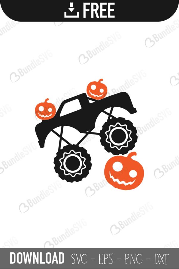 Monster Truck Svg Cut Files Free Download Bundlesvg