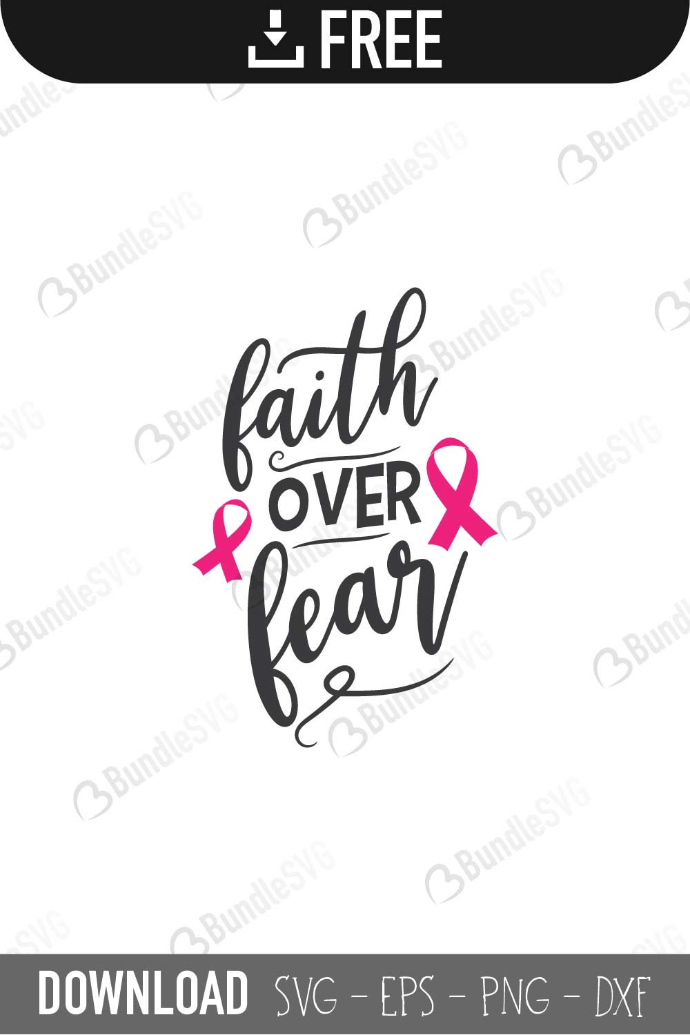 Breast Cancer Awareness SVG Cut Files Free Download | BundleSVG