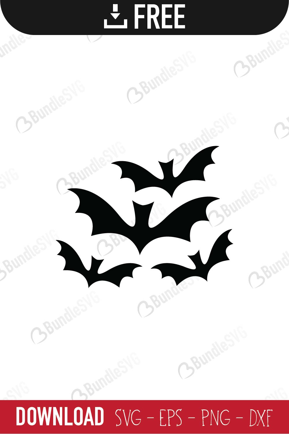 Bats Svg Cut Files Download Bundlesvg