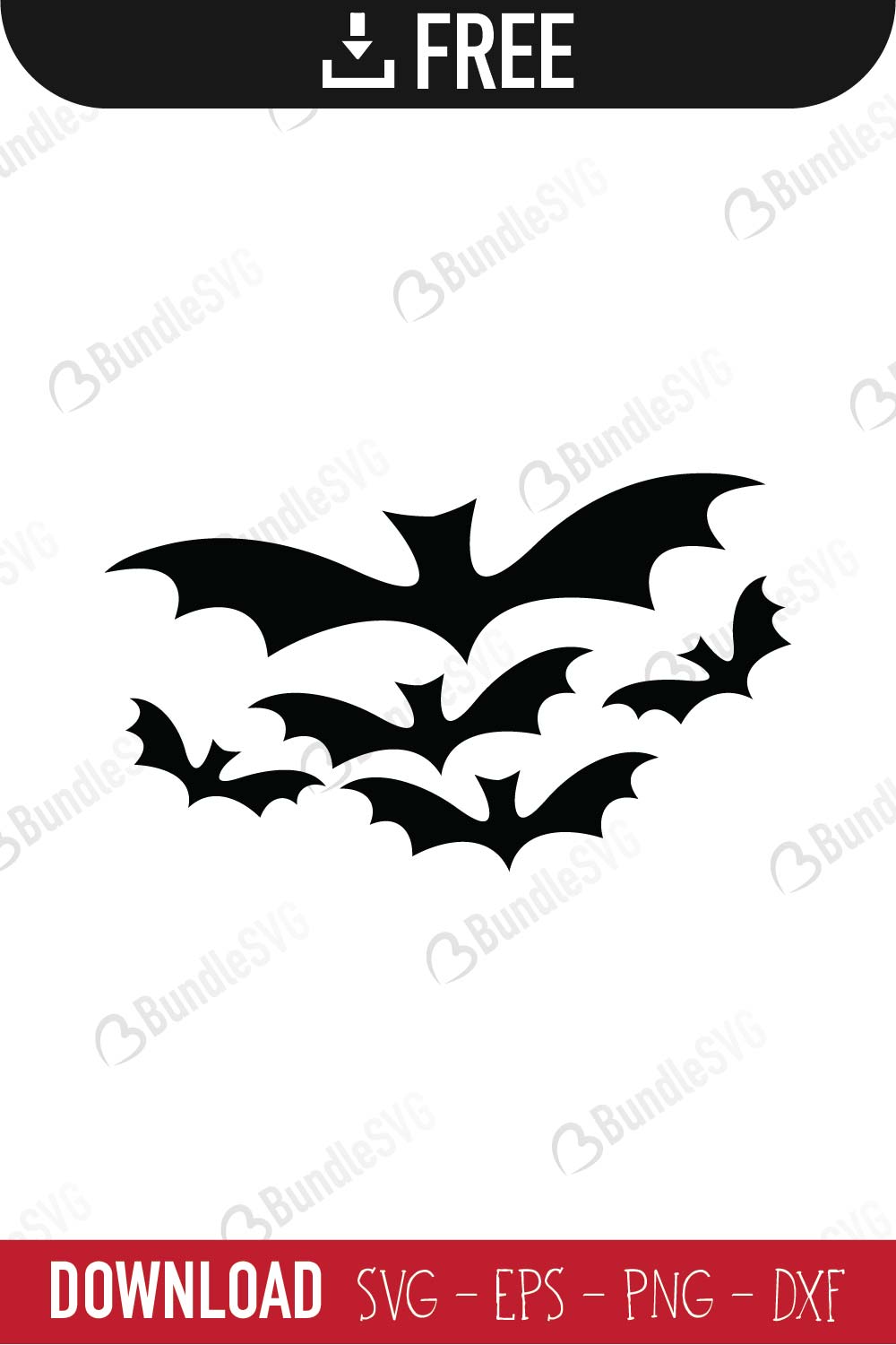 Bats Svg Cut Files Download Bundlesvg