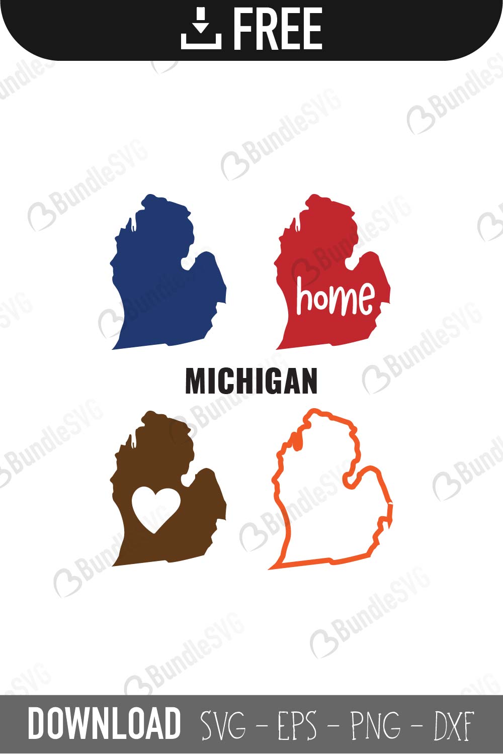 Free Free 70 Home Michigan Svg SVG PNG EPS DXF File