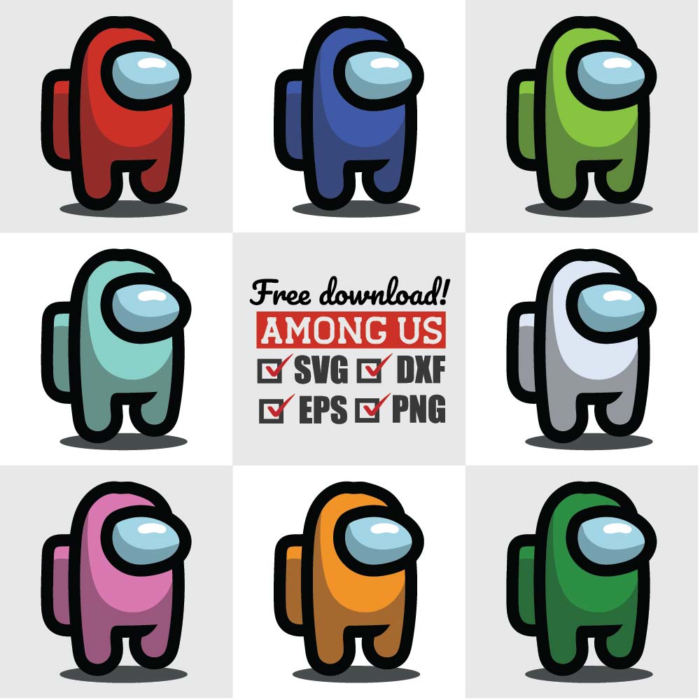 Among Us Svg Bundle Bundlesvg