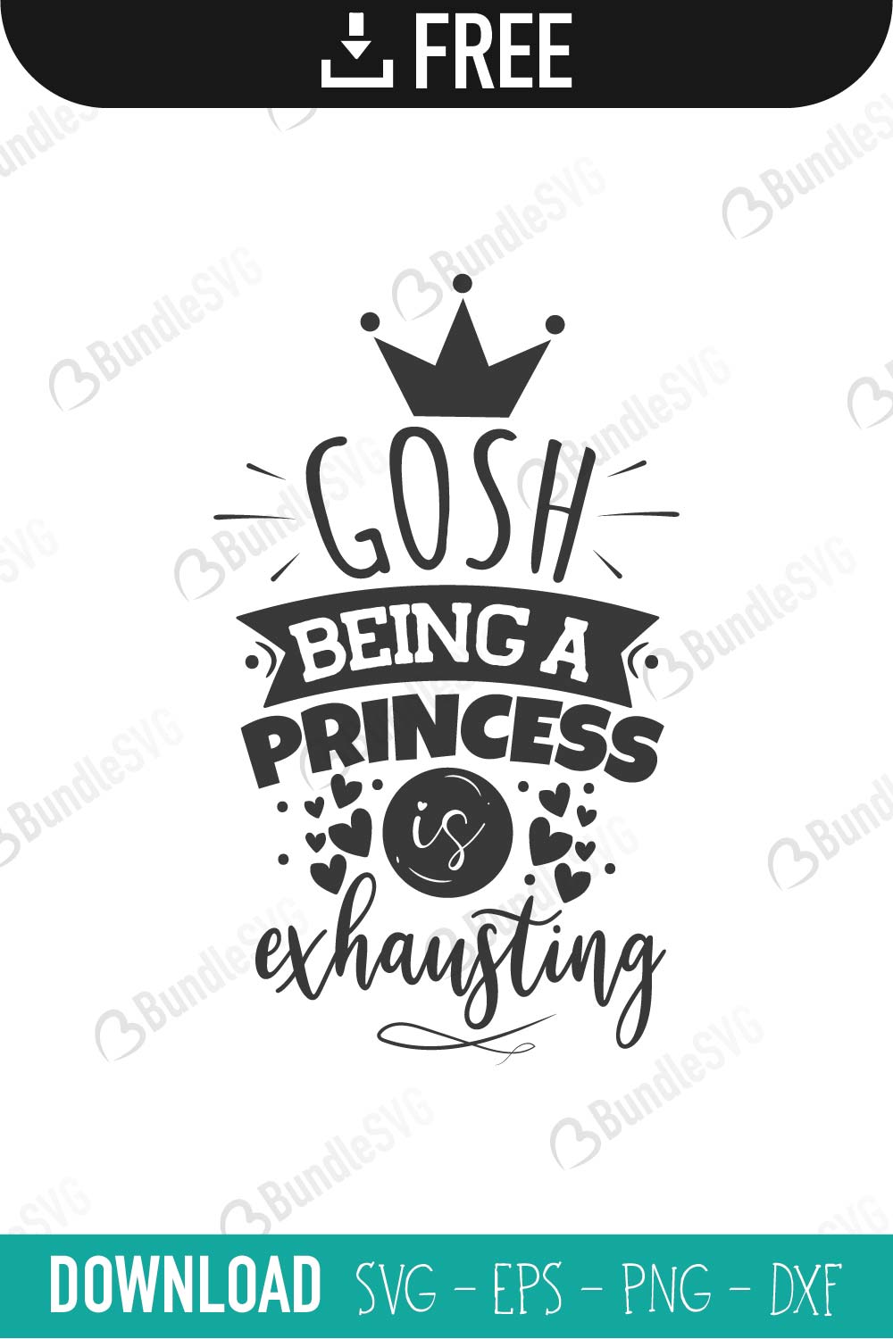 Sassy Cute Teenager Svg Cutting File Funny Quote Svg Gosh Being A Princess Is Exhausting Svg Clip Art Art Collectibles Kromasol Com