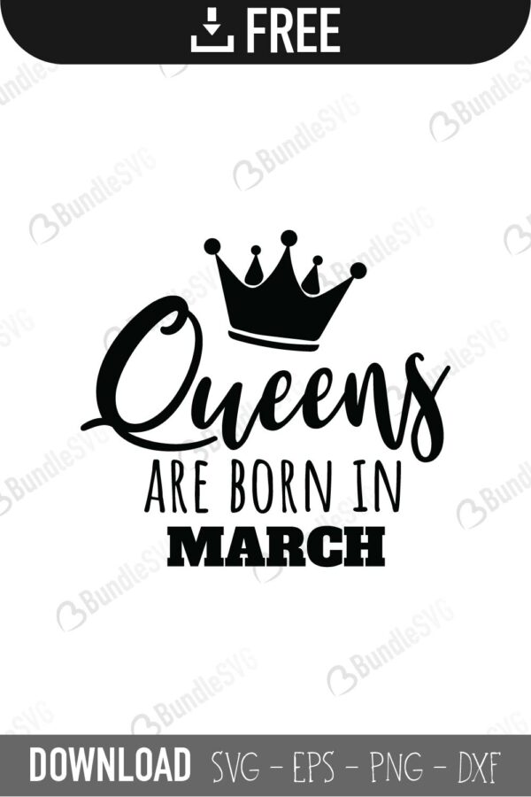 queens, are, born, queens born, free, svg free, svg cut files free, download, cut file,