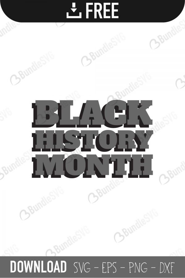 Free Free Free Black History Svg Files