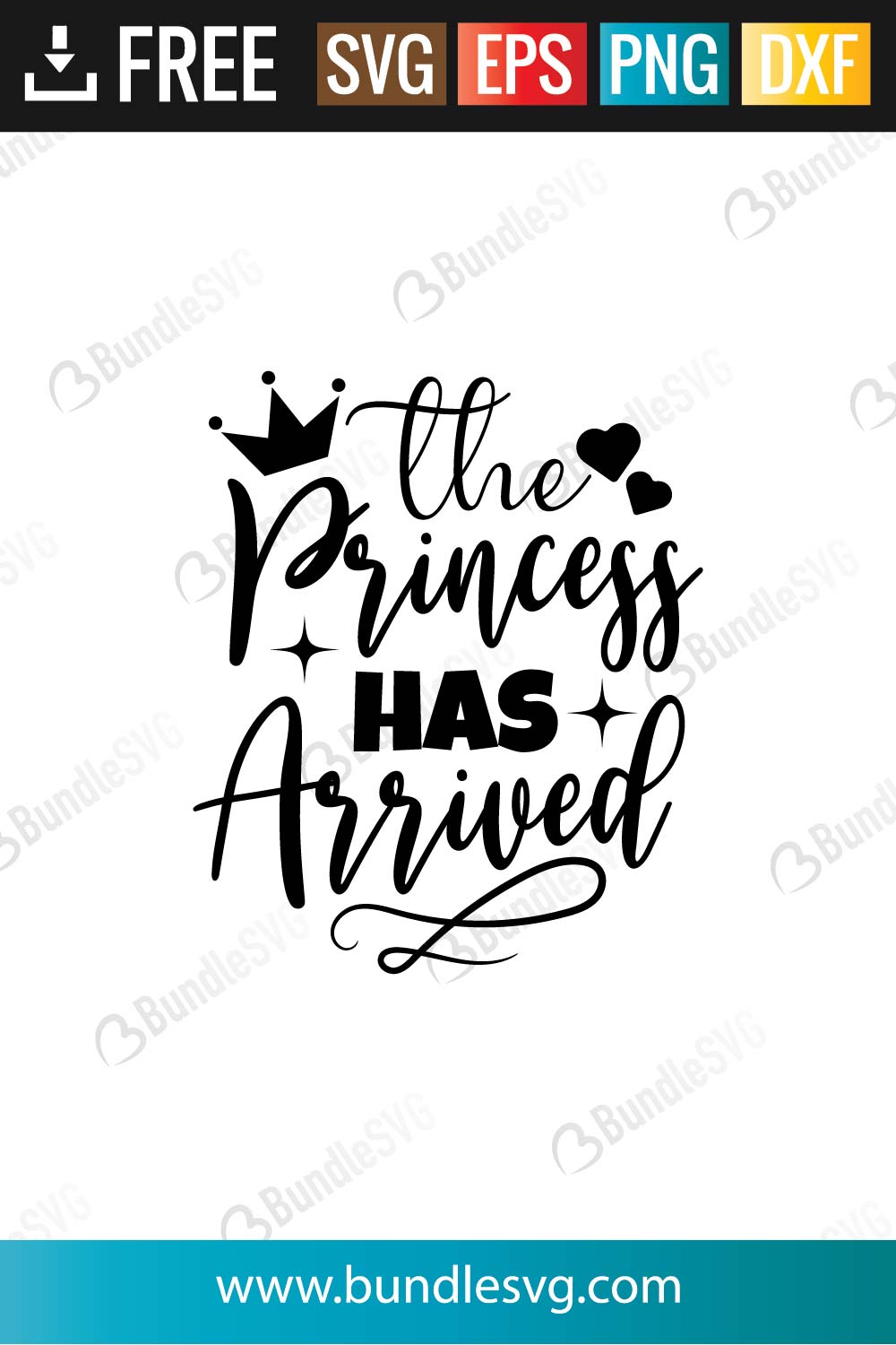 Download The Princess Has Arrived SVG Cut Files | BundleSVG