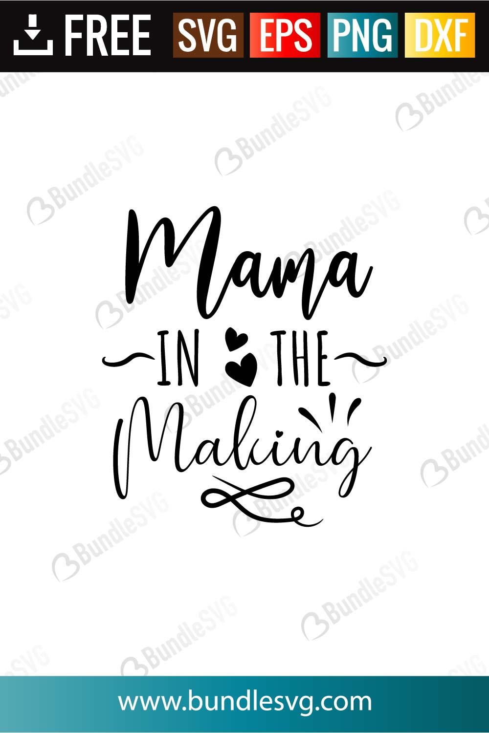 Download Mama In The Making Svg Cut Files Bundlesvg
