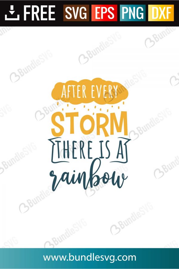 Download After Every Storm There Is A Rainbow Svg Cut Files Bundlesvg