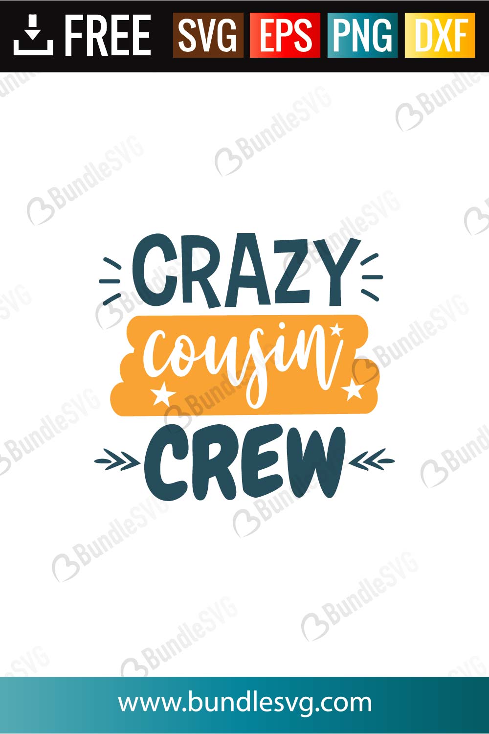 Download Crazy Cousin Crew Svg Cut Files Bundlesvg