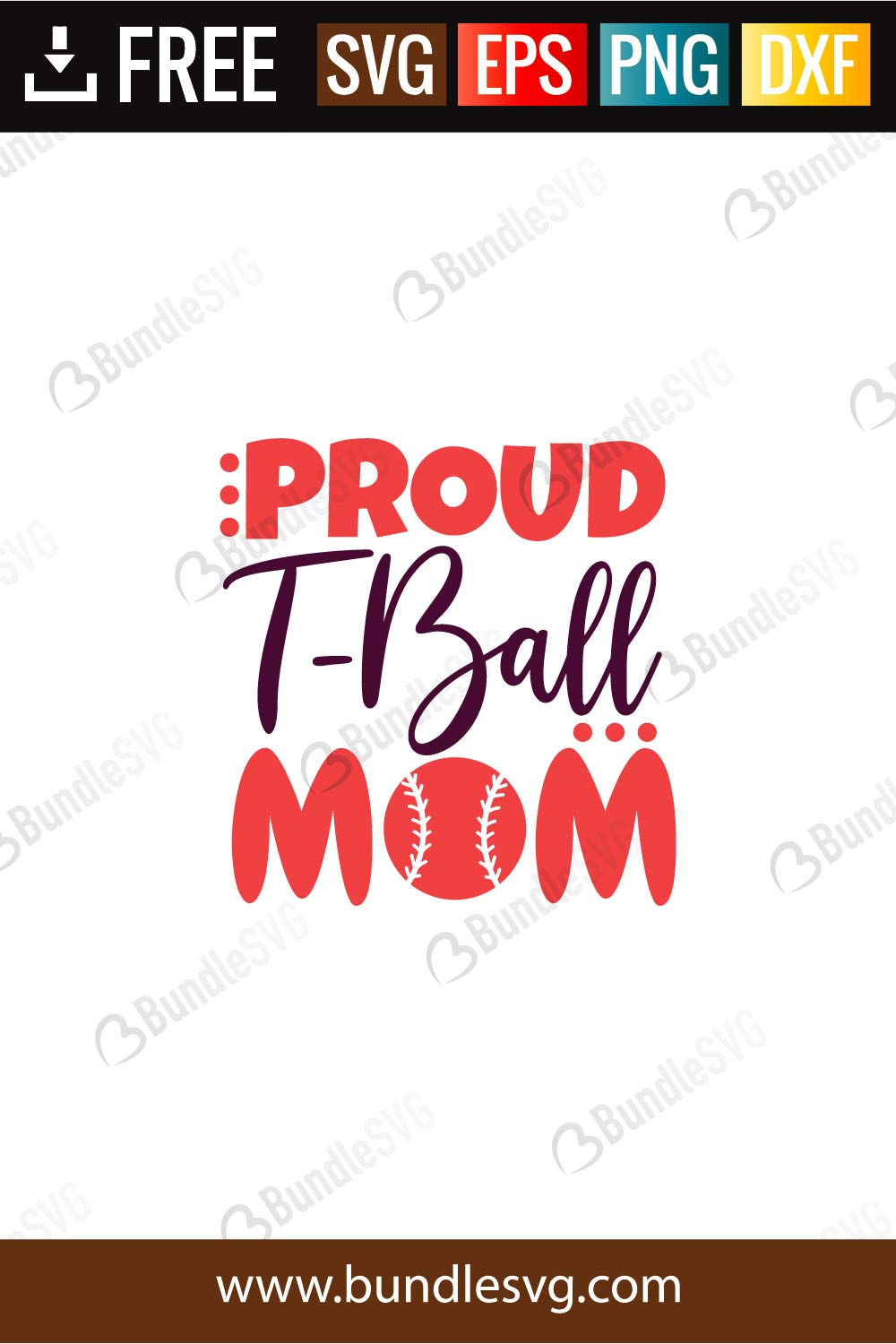 Download Proud T Ball Mom Svg Cut Files Bundlesvg