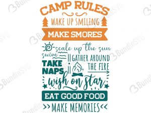Free Free 163 Camping Rules Svg SVG PNG EPS DXF File
