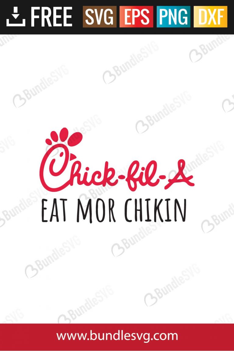 ChickFilA Eat Mor Chikin SVG Cut Files BundleSVG