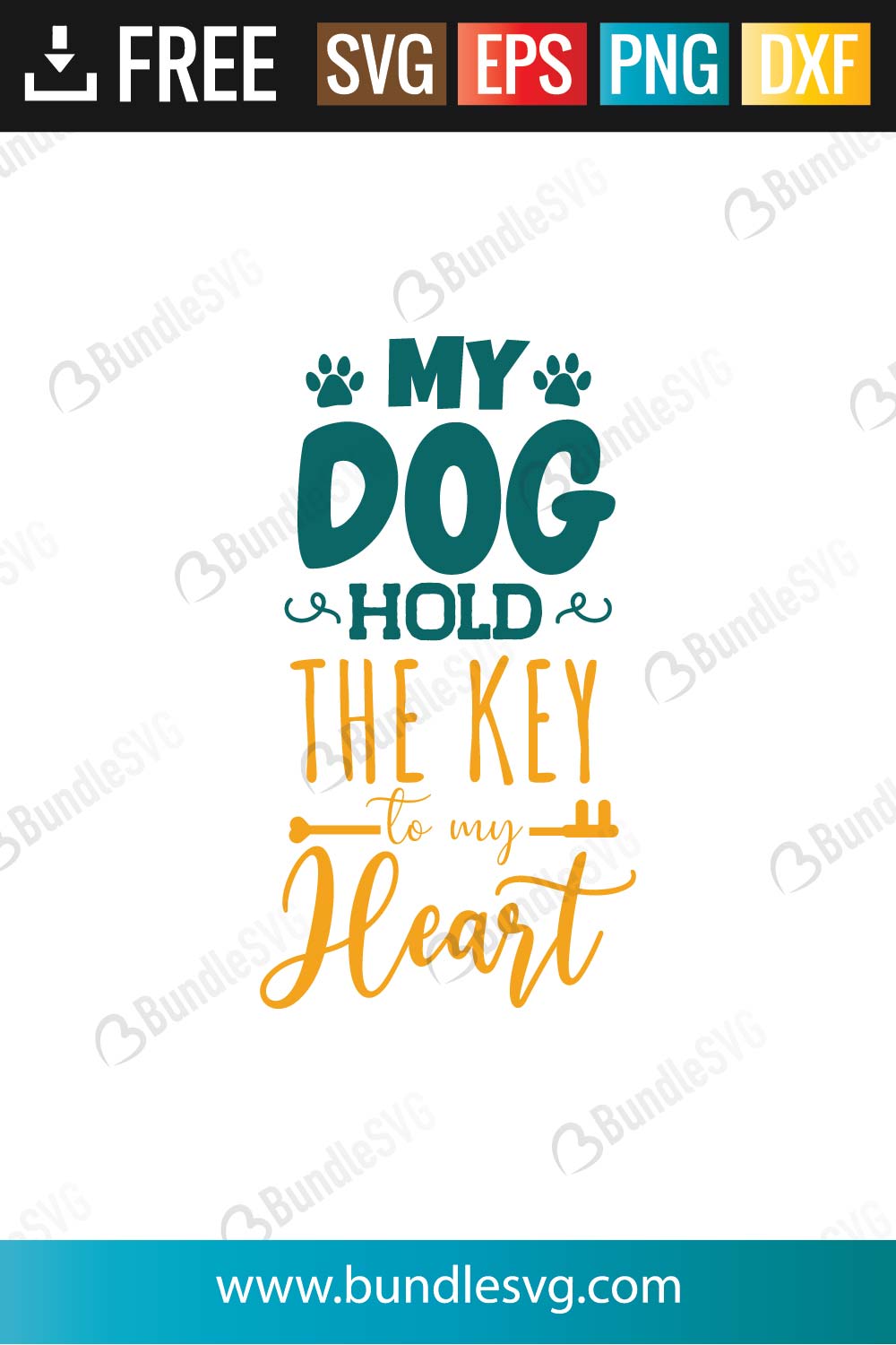 Download My Dog Hold The Key To My Heart Svg Cut Files Bundlesvg