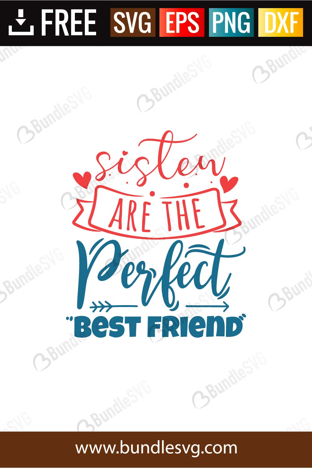 Download Sister Are The Perfect Best Friend Svg Cut Files Bundlesvg