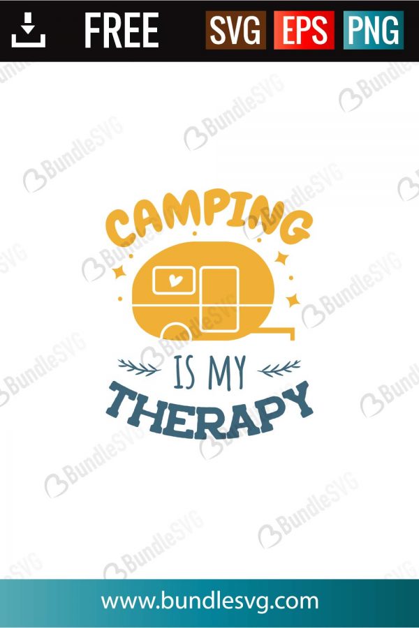 Free Free 268 Camping Is My Therapy Svg Free SVG PNG EPS DXF File