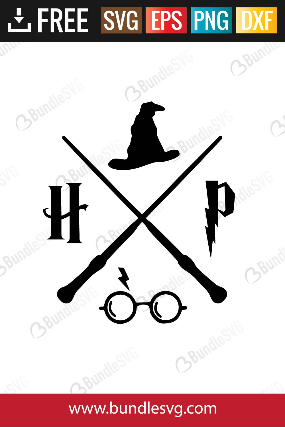 Harry Potter SVG Cut Files Free Download | BundleSVG.com