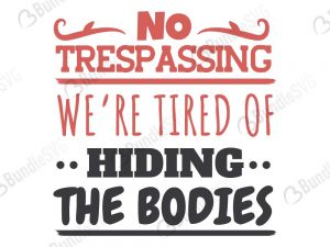 no trespassing svg files