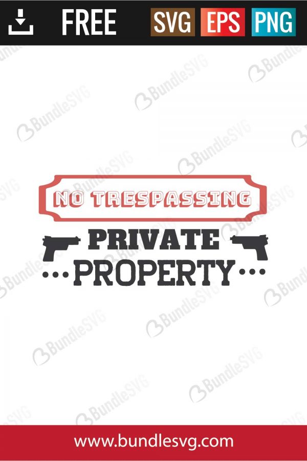 no trespassing svg files