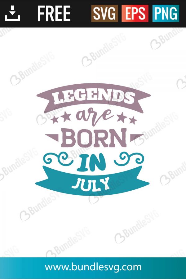 legends are born in july