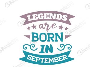 legends are born in september