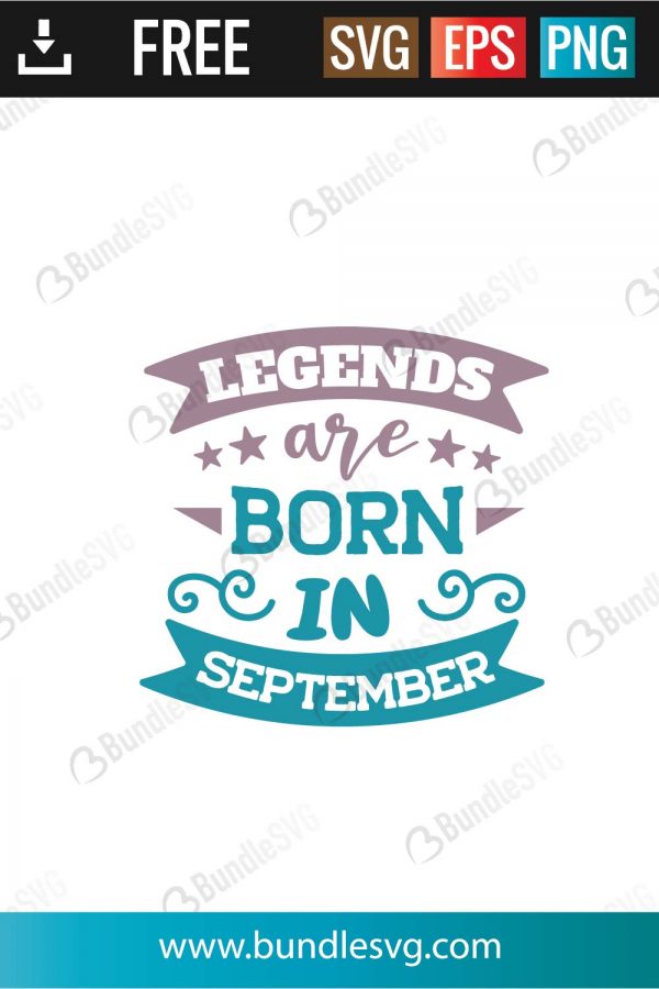 legends are born in september