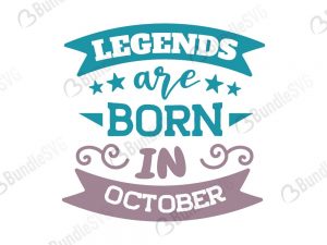 legends are born in october