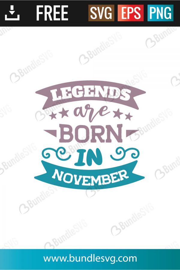 legends are born in november