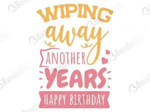 Wiping away another years svg