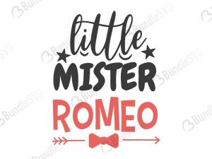 Little Mister Romeo SVG Files