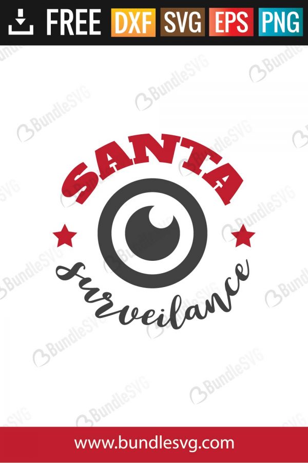 Santa Surveilance SVG Files