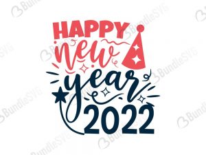 Happy New Year 2022 SVG Files